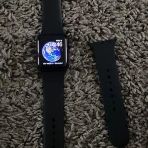 Apple Watch series 3 aluminum case space gray 38mm